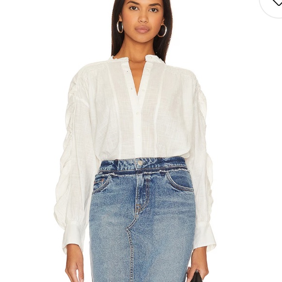 🎉HP🎉NWT Free People Maraya Button Up Top - Picture 5 of 13